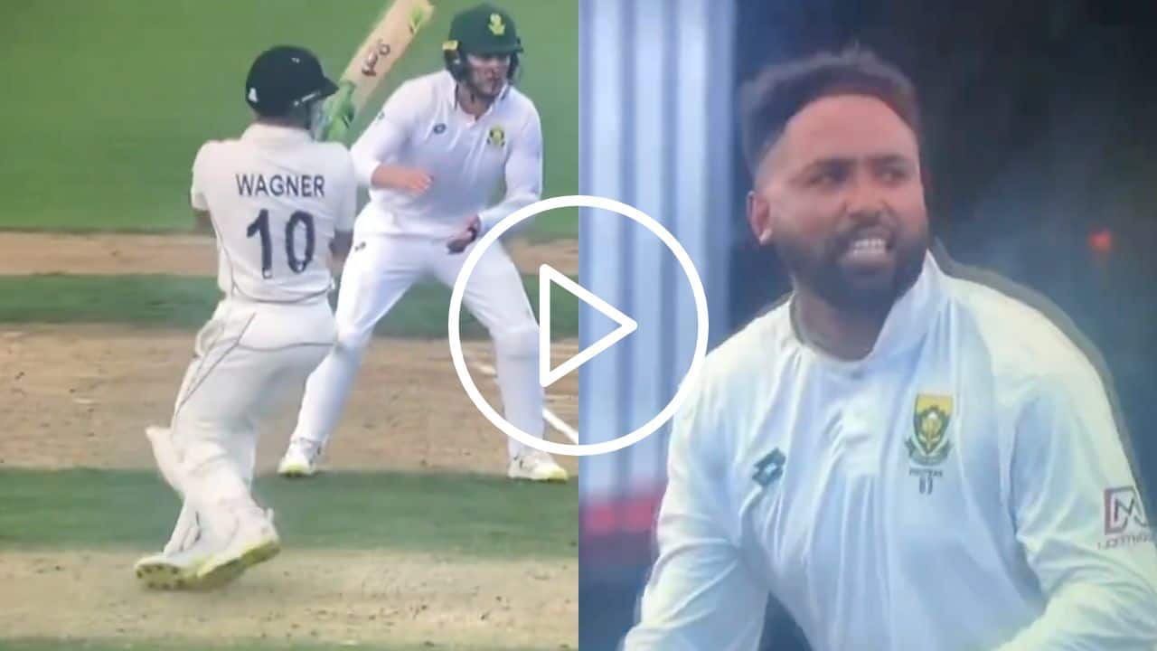 [Watch] Dane Piedt Records Special Fifer As New Zealand Crumble To Score 211 Vs SA